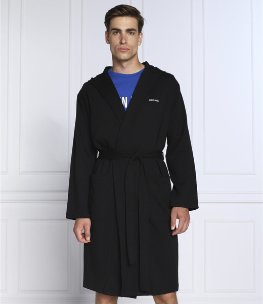 Czarny szlafrok męski Calvin Klein Underwear