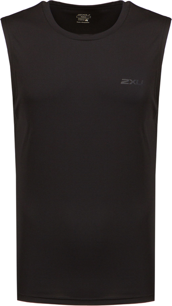 Czarny t-shirt 2XU z tkaniny w stylu casual