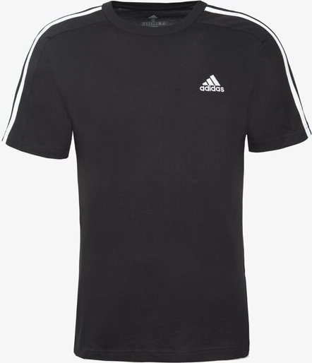 Czarny t-shirt Adidas Sportswear z krótkim rękawem