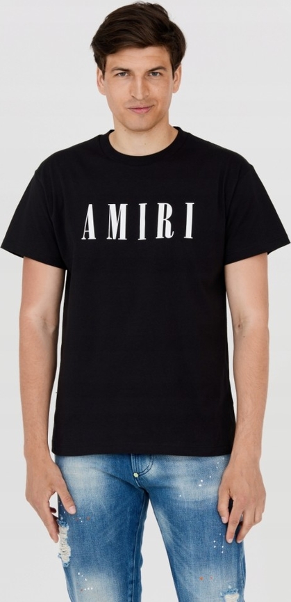 Czarny t-shirt Amiri