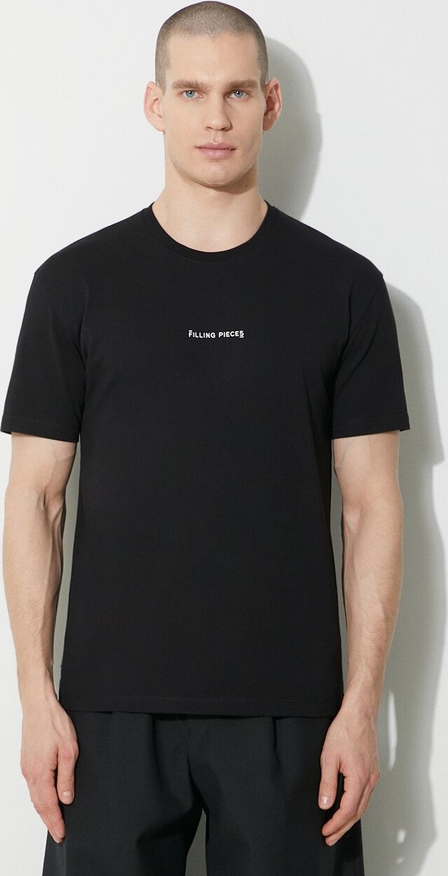 Czarny t-shirt answear.com w stylu casual z bawełny z nadrukiem