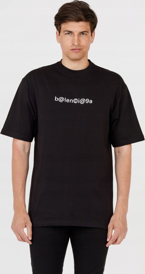 Czarny t-shirt Balenciaga