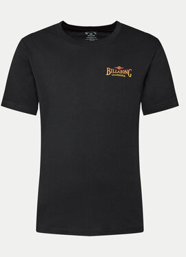 Czarny t-shirt Billabong w stylu casual