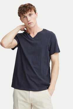 Czarny t-shirt Blend z krótkim rękawem w stylu casual
