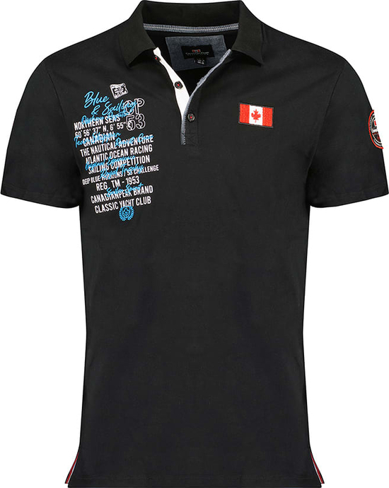 Czarny t-shirt Canadian Peak