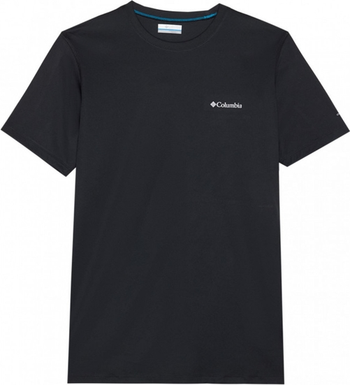 Czarny t-shirt Columbia termoaktywny