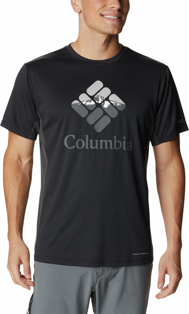 Czarny t-shirt Columbia w sportowym stylu