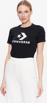Czarny t-shirt Converse