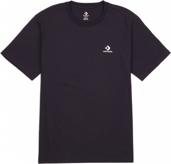 Czarny t-shirt Converse z krótkim rękawem