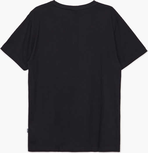 Czarny t-shirt Cropp z krótkim rękawem w młodzieżowym stylu