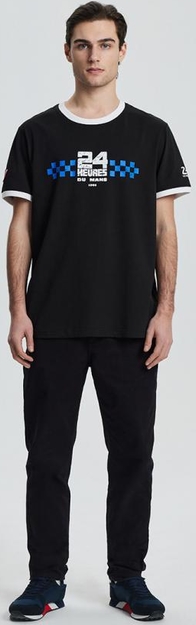 Czarny t-shirt diversesystem w młodzieżowym stylu