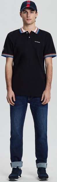Czarny t-shirt diversesystem z krótkim rękawem z nadrukiem w stylu casual