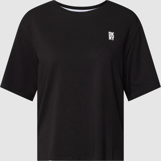 Czarny t-shirt DKNY