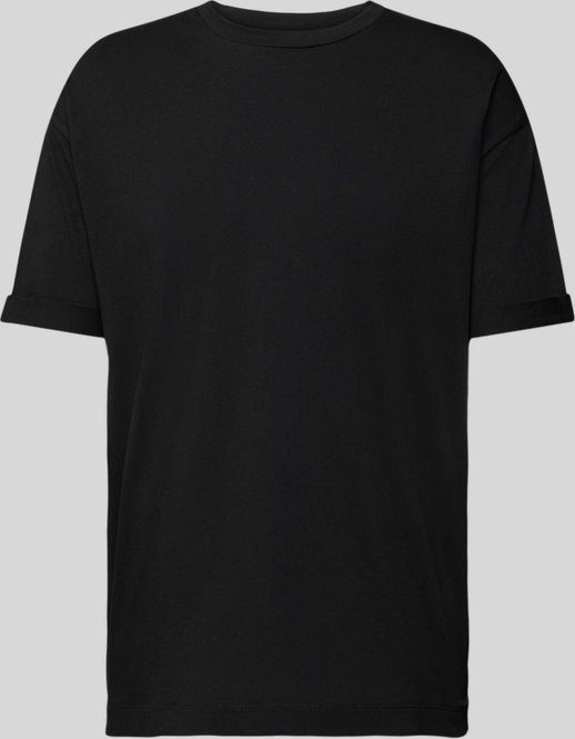 Czarny t-shirt Drykorn z bawełny
