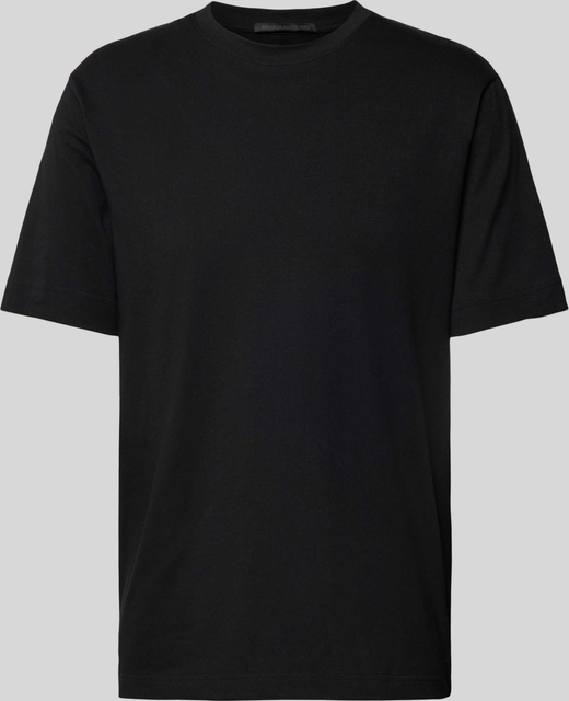 Czarny t-shirt Drykorn z bawełny w stylu casual