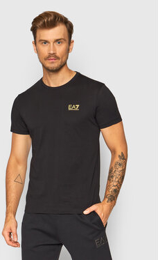 Czarny t-shirt EA7 Emporio Armani
