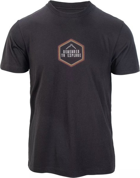 Czarny t-shirt Elbrus w sportowym stylu