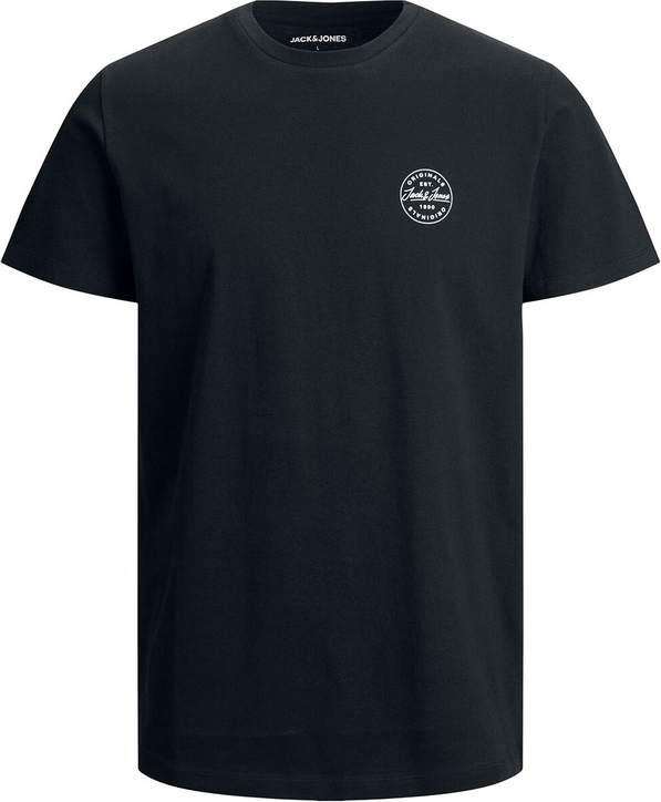 Czarny t-shirt Emp z bawełny