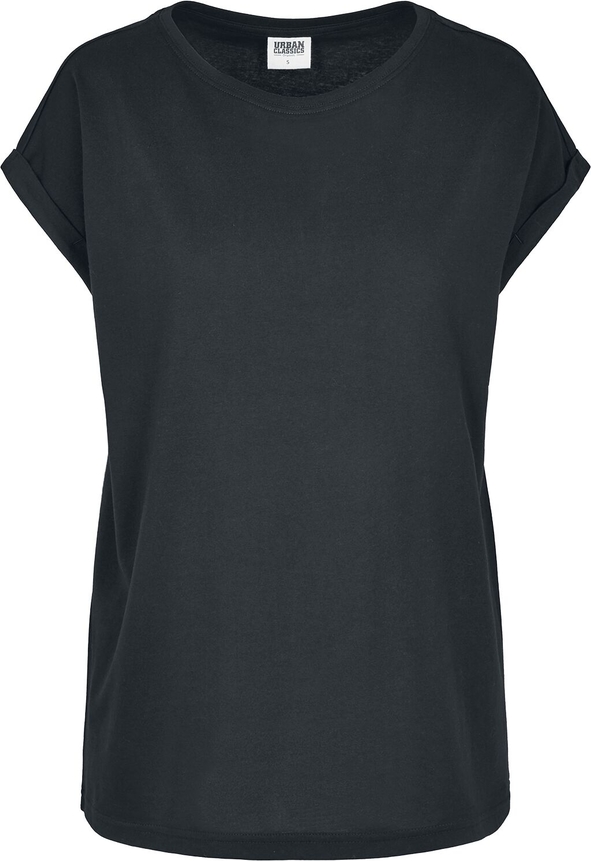 Czarny t-shirt Emp z bawełny w stylu casual