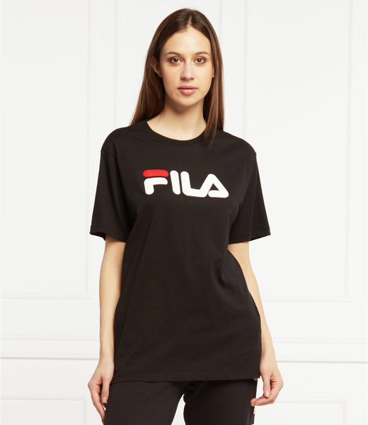 Czarny t-shirt Fila z krótkim rękawem