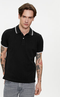 Czarny t-shirt Geox z krótkim rękawem w stylu casual
