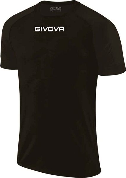 Czarny t-shirt Givova z krótkim rękawem