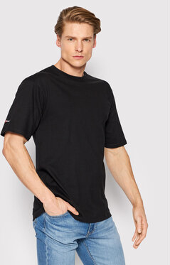 Czarny t-shirt Henderson z krótkim rękawem