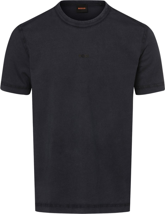 Czarny t-shirt Hugo Boss z bawełny w stylu casual