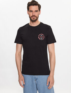 Czarny t-shirt Jack & Jones z nadrukiem