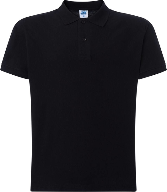 Czarny t-shirt jk-collection.pl w stylu casual z bawełny z krótkim rękawem