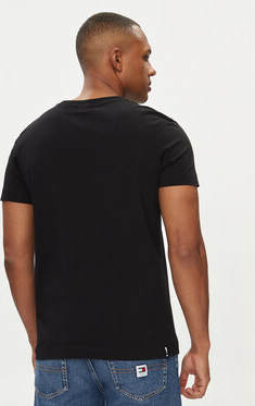 Czarny t-shirt Joop! w młodzieżowym stylu z krótkim rękawem