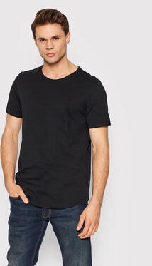 Czarny t-shirt Joop! w stylu casual z krótkim rękawem