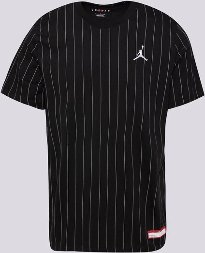 Czarny t-shirt Jordan w street stylu z krótkim rękawem
