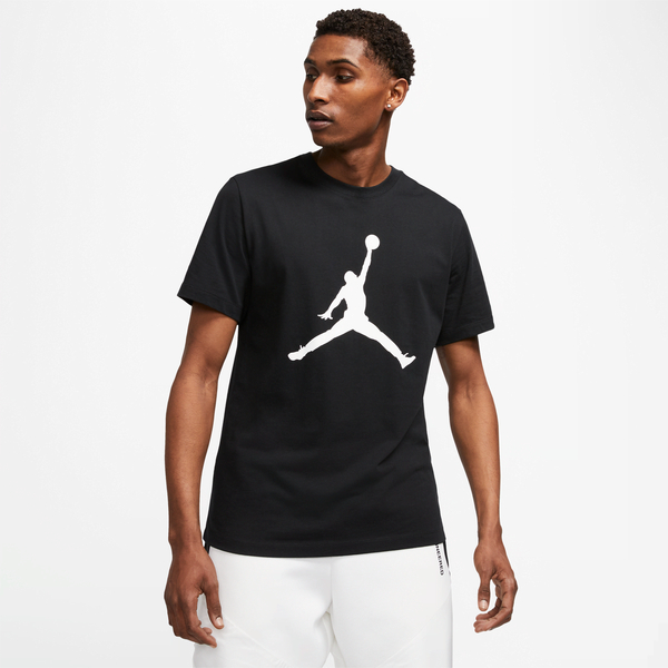 Czarny t-shirt Jordan z bawełny