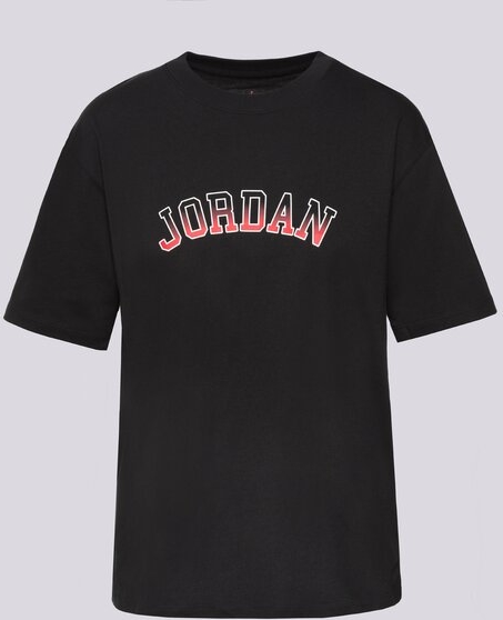 Czarny t-shirt Jordan z krótkim rękawem