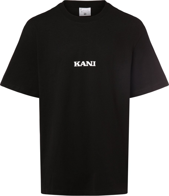 Czarny t-shirt Karl Kani z nadrukiem w stylu casual