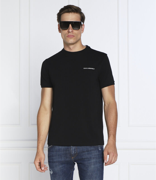 Czarny t-shirt Karl Lagerfeld