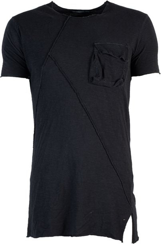 Czarny t-shirt La Haine Inside Us z bawełny z krótkim rękawem w stylu casual