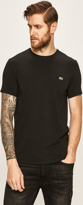 Czarny t-shirt Lacoste