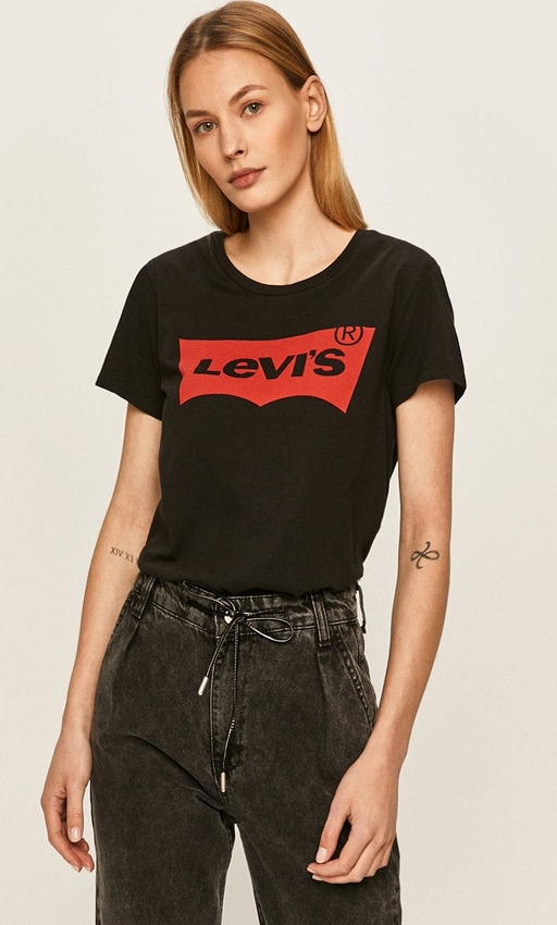 Czarny t-shirt Levis