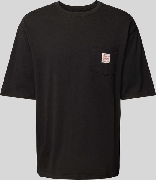 Czarny t-shirt Levis z krótkim rękawem