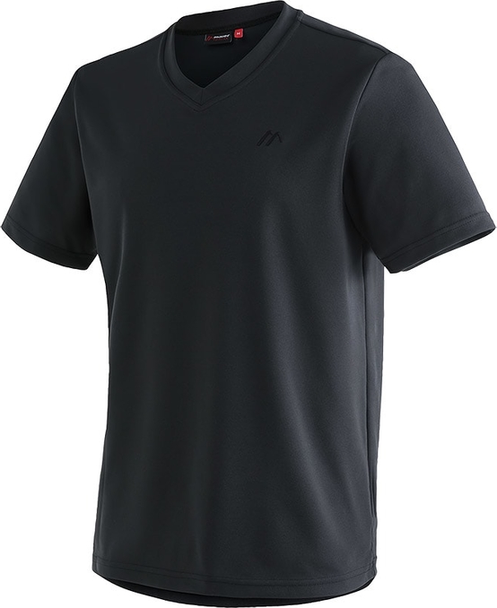 Czarny t-shirt Maier Sports w sportowym stylu