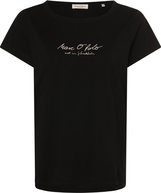Czarny t-shirt Marc O'Polo