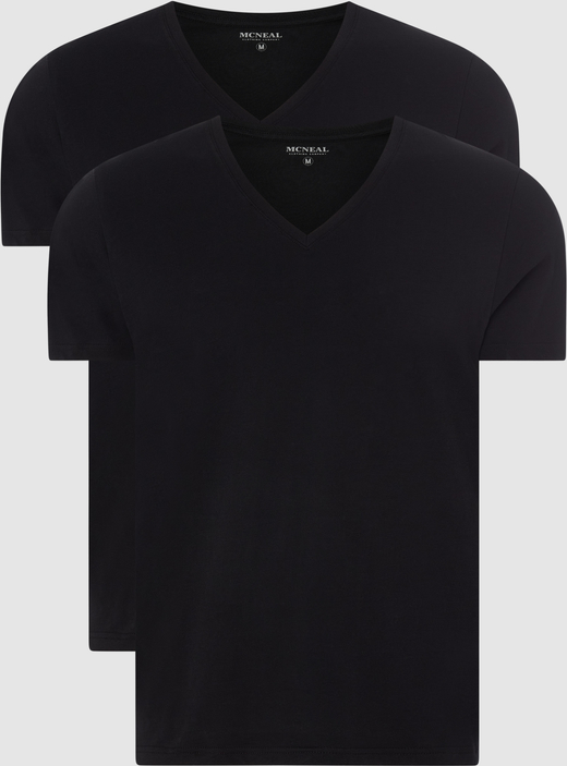 Czarny t-shirt McNeal z bawełny
