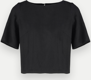 Czarny t-shirt Molton w stylu casual