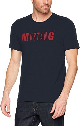 Czarny t-shirt mustang