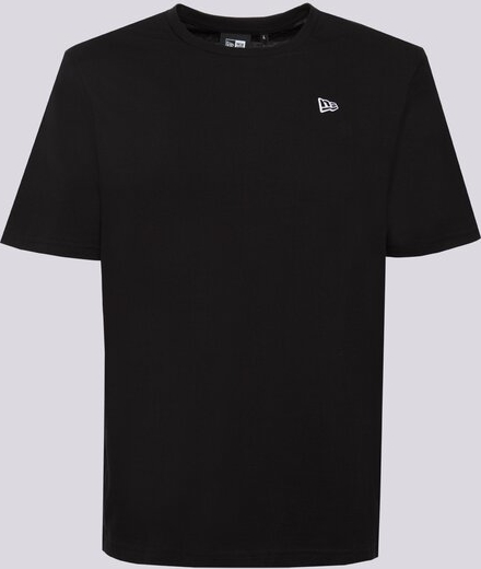 Czarny t-shirt New Era z krótkim rękawem w street stylu