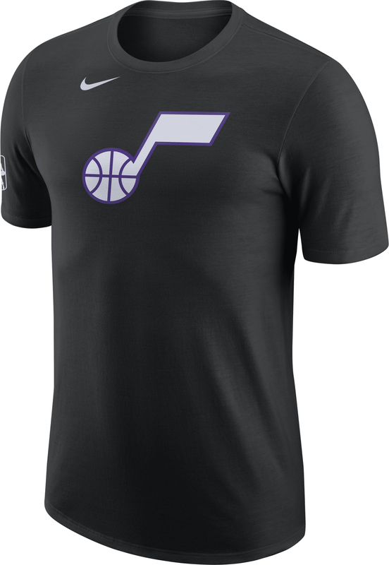 Czarny t-shirt Nike w sportowym stylu z krótkim rękawem z nadrukiem