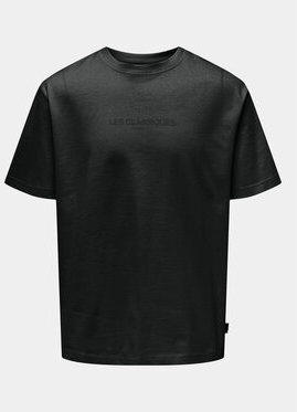 Czarny t-shirt Only & Sons w stylu casual