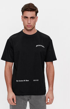 Czarny t-shirt Only & Sons z krótkim rękawem